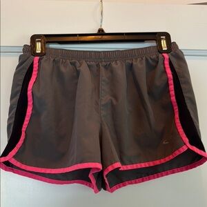 Champion Athletic Gray Pink Trim Shorts